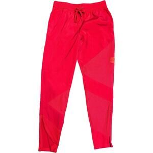 Adidas Equipment Trefoil Red Nylon & Mesh Wind Pants Joggers Size Wmns Small